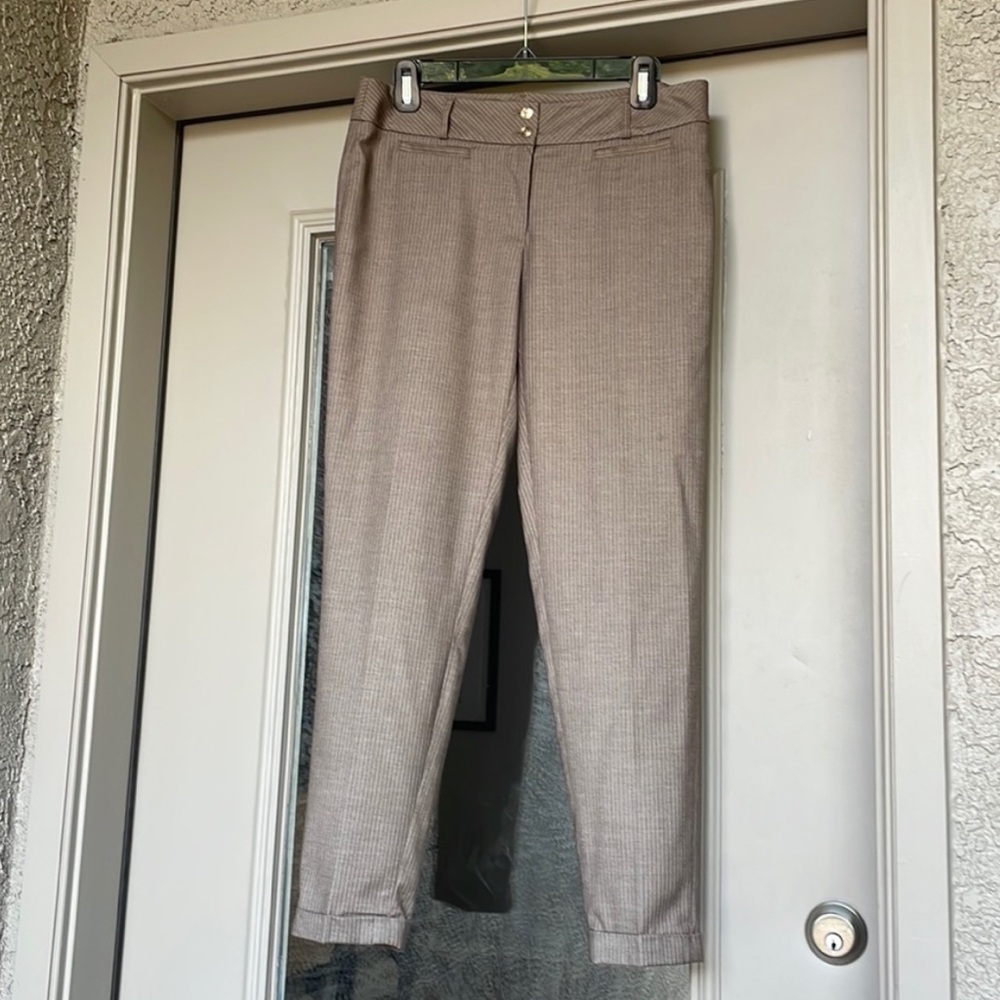 White House Black Market Tan Skinny Pants
